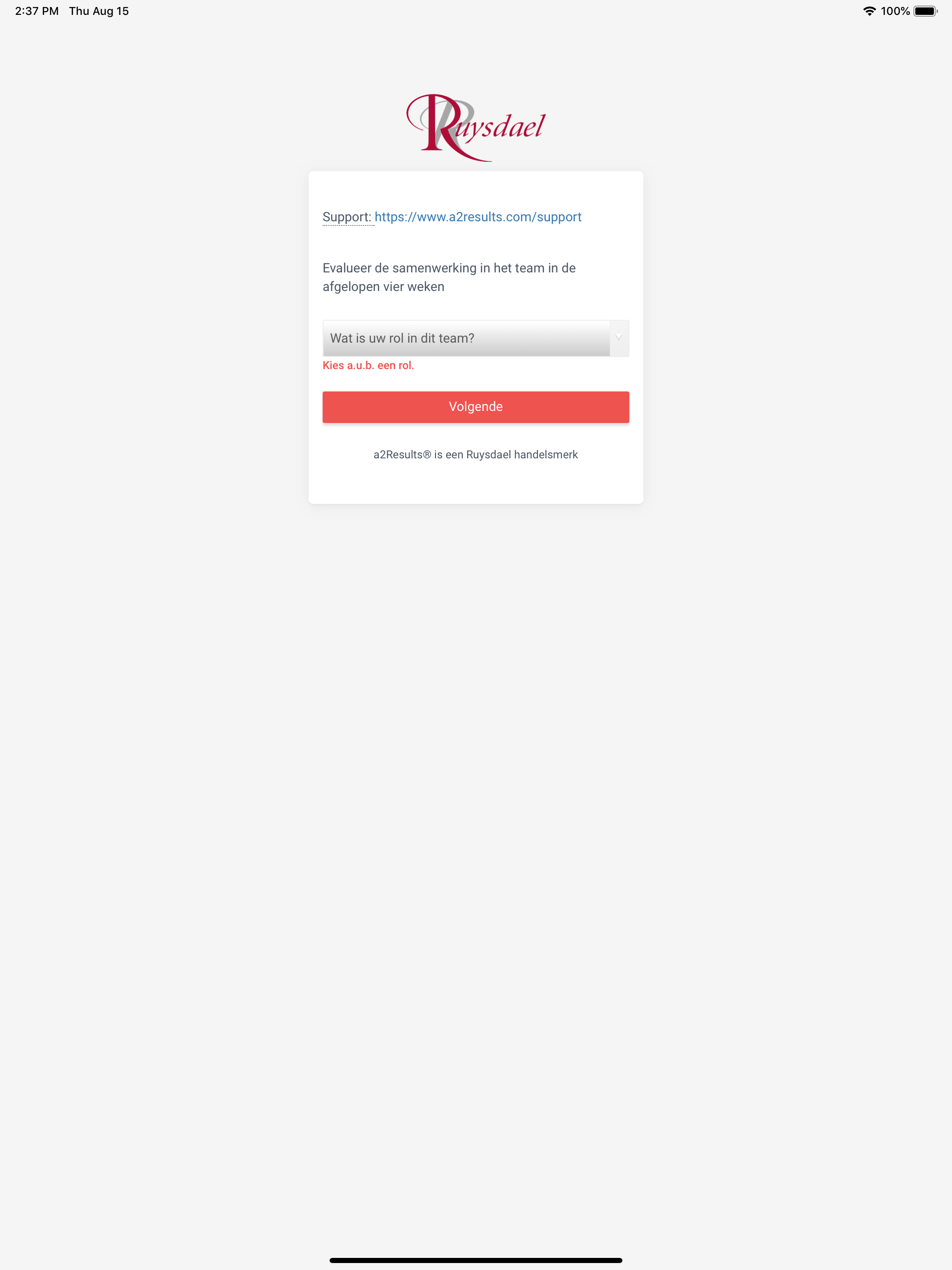 Success factor scan app