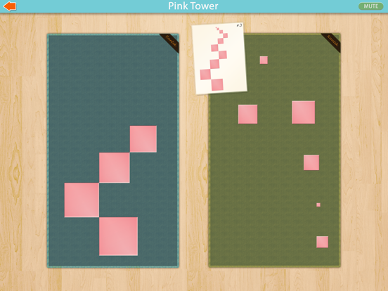 Pink Tower - Montessori Math iPad app afbeelding 3