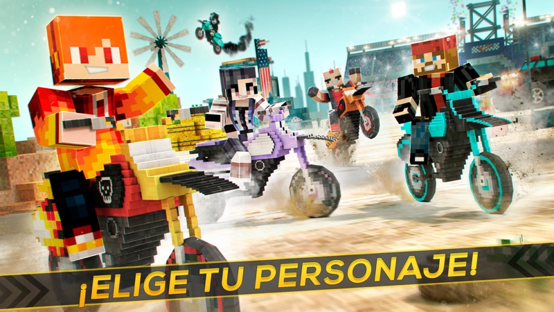 Block Motos: Carreras de Moto screenshot 3