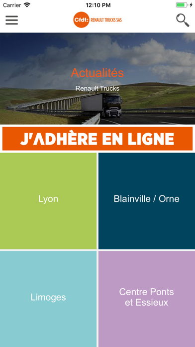 Screenshot #1 pour CFDT RTSAS