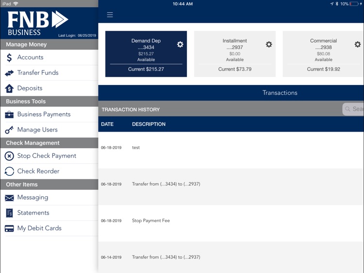 FNB Business Mobile for iPad