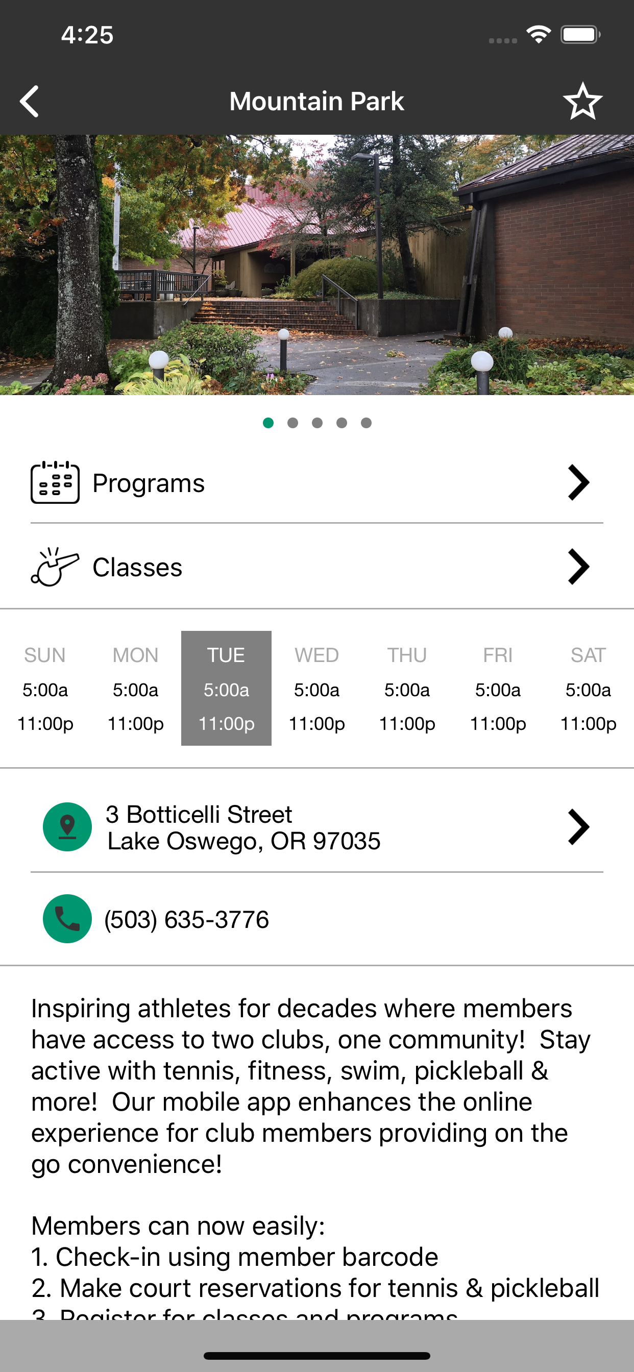 wamclubs screenshot 5