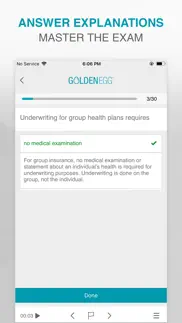 life & health insurance test iphone screenshot 3