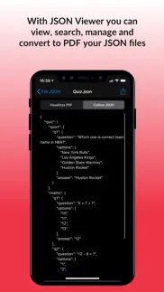 json viewer - json file reader iPhone Captures Décran 1