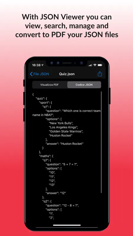 JSON Viewer - Json file reader screenshot 1 of 3