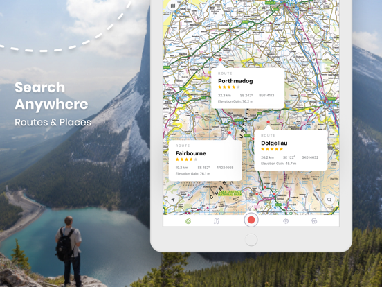 OutDoors GPS – Offline OS Maps iPad app afbeelding 5