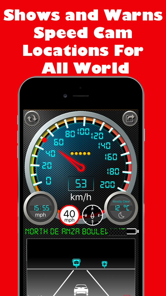 #1. Speedmeter + (iOS) 由: UniCom Technology