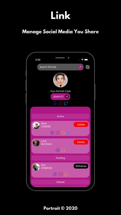 Portrait - Link Instantly