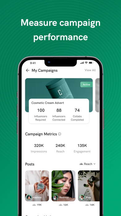 Infleek - Influencer Marketing Screenshot