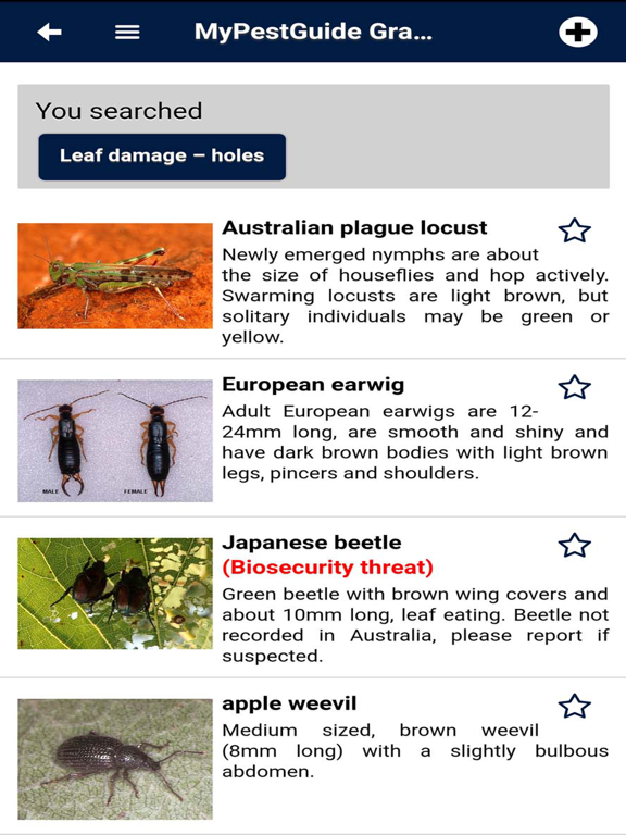 Screenshot #6 pour MyPestGuide Grapes