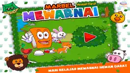 Game screenshot Marbel Mewarnai Hewan Darat mod apk