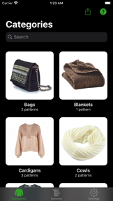 Knitting Patterns Lite screenshot