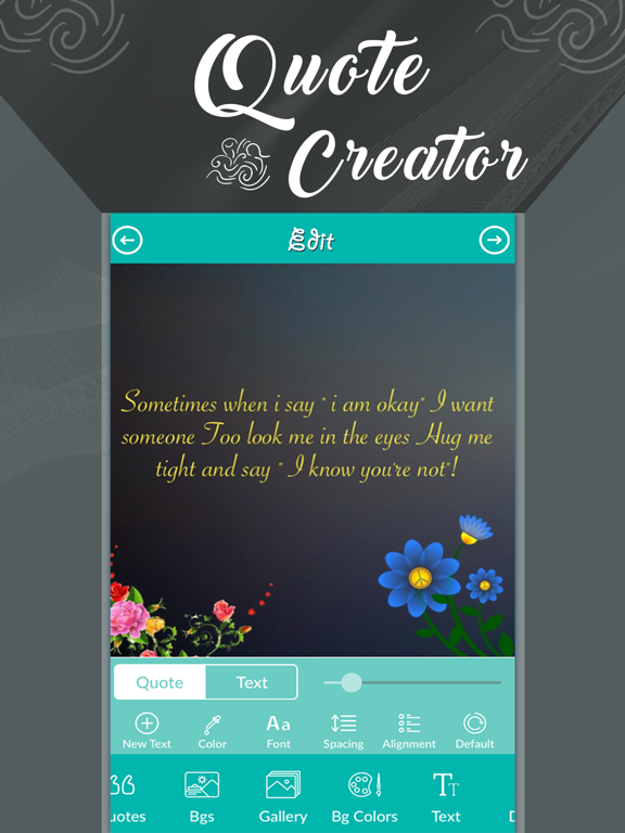 Screenshot #4 pour Quote Creator - iQuote