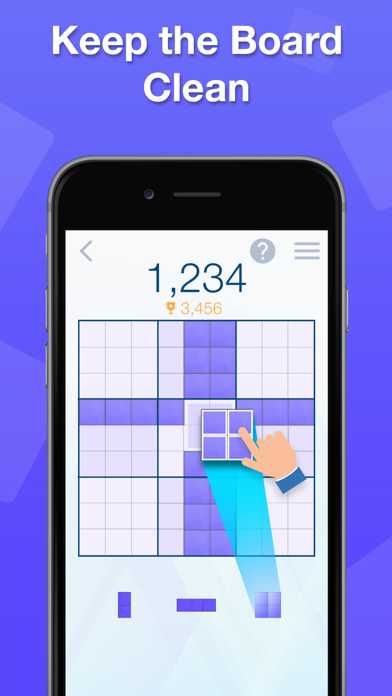 NINES! Purple Block Puzzle Screenshot