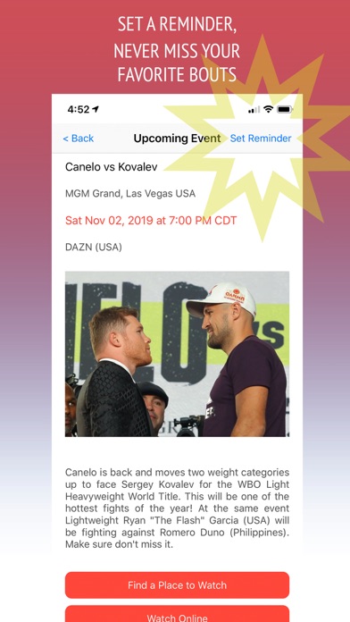 How to cancel & delete Boxing Showtimes from iphone & ipad 2