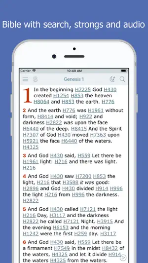 Bible and Strong’s Concordance screenshot 4