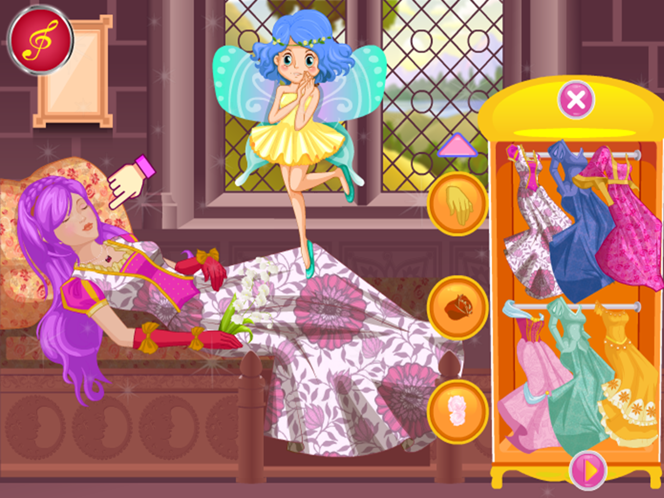 Dress Up Game Sleeping Beauty