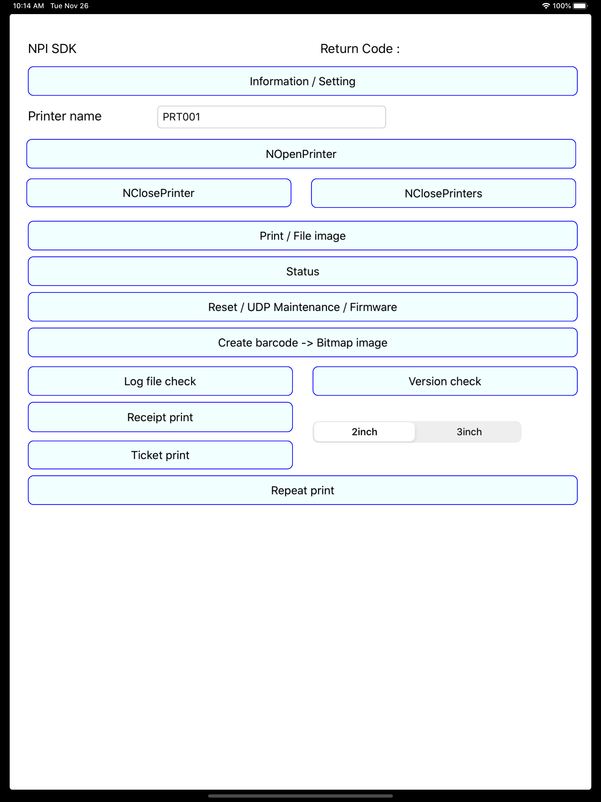 NPI SDK