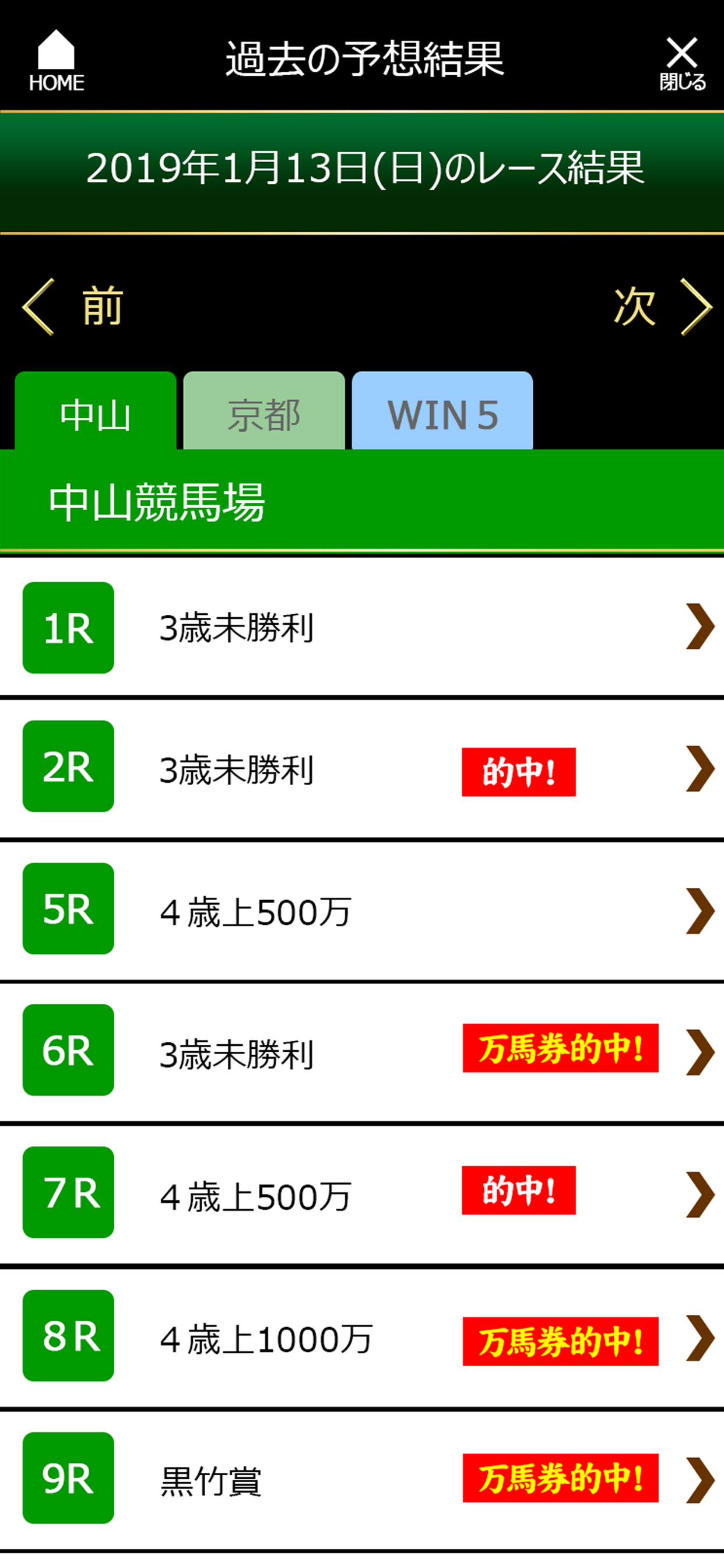 競馬予想ミリオンV　狙え驚異の万馬券 screenshot 6