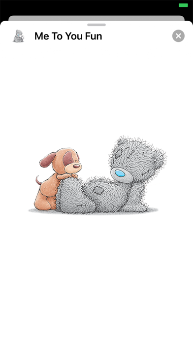 Me To You Fun iPhone screenshot 5 - Stickers app