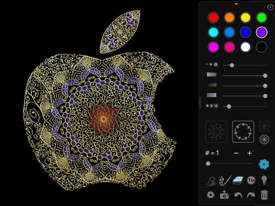 iOrnament: draw mandala & art iPad app afbeelding 7