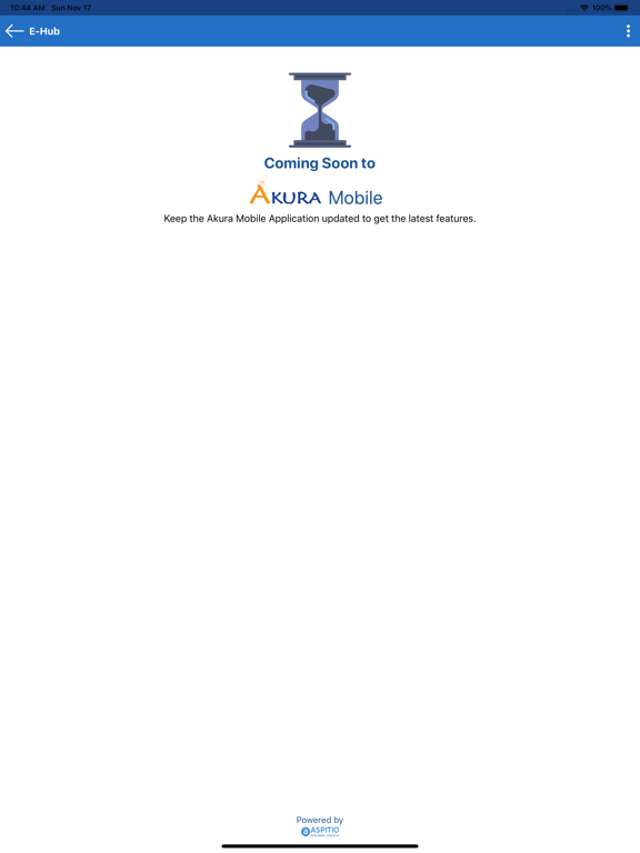 Akura Mobile iPad screenshot