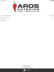 Aros Catering ipad bilder 1