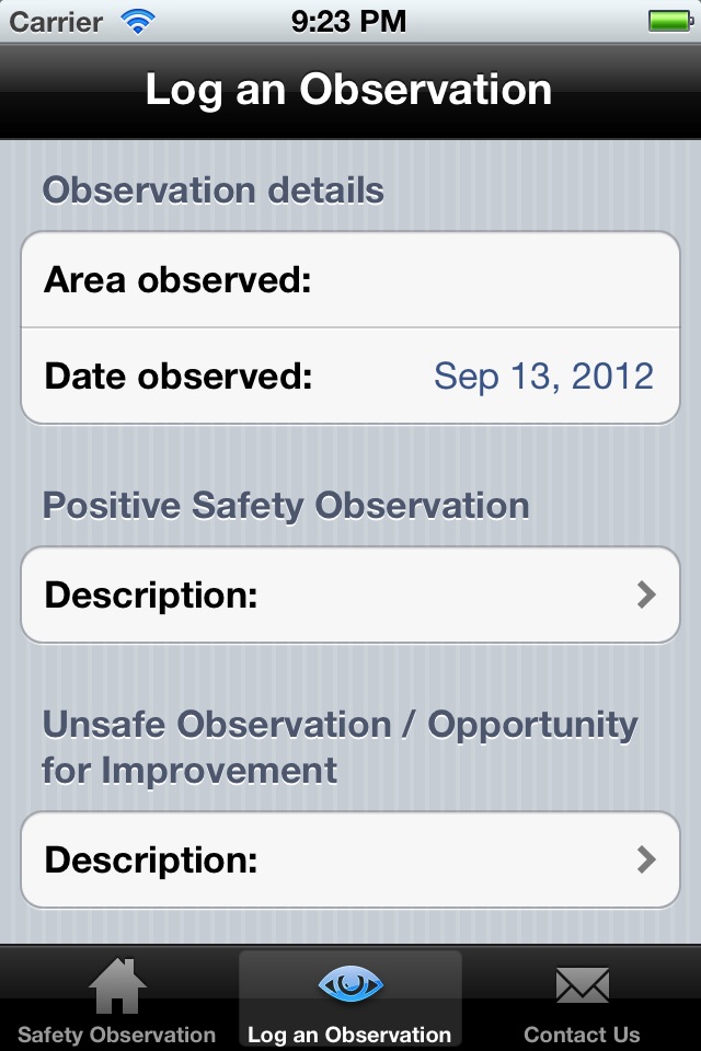 Safety Observation screenshot 2