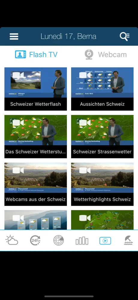 Meteo per la Svizzera