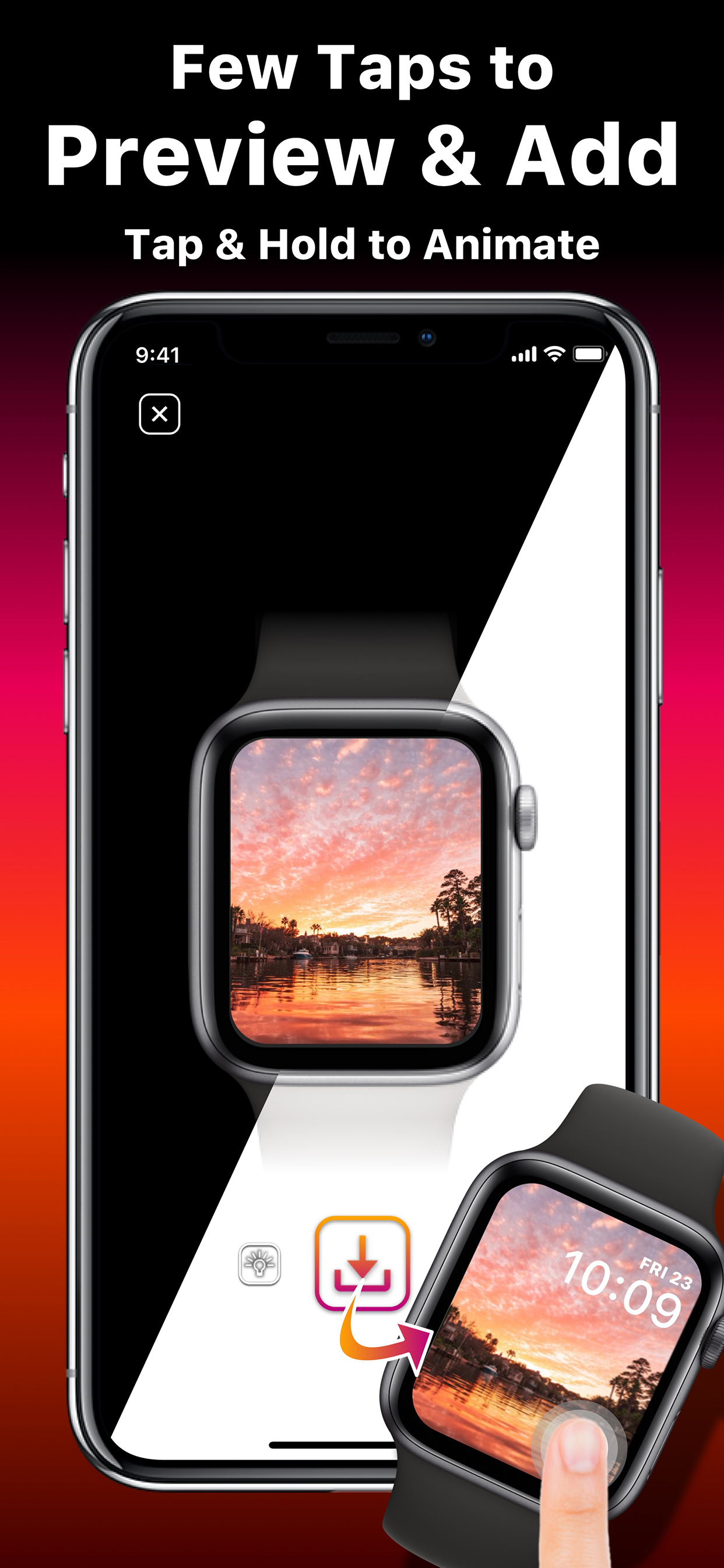 Live Watch Faces Gallery App