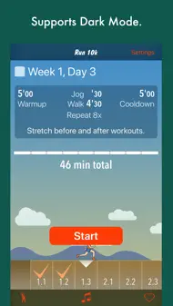 Run 10k - couch to 10k program iphone bilder 1