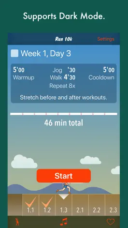 Game screenshot Run 10k - couch to 10k program apk