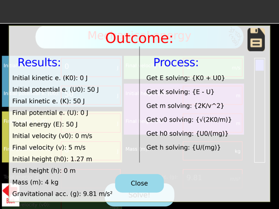 Screenshot #6 pour Problem solver: mechanics