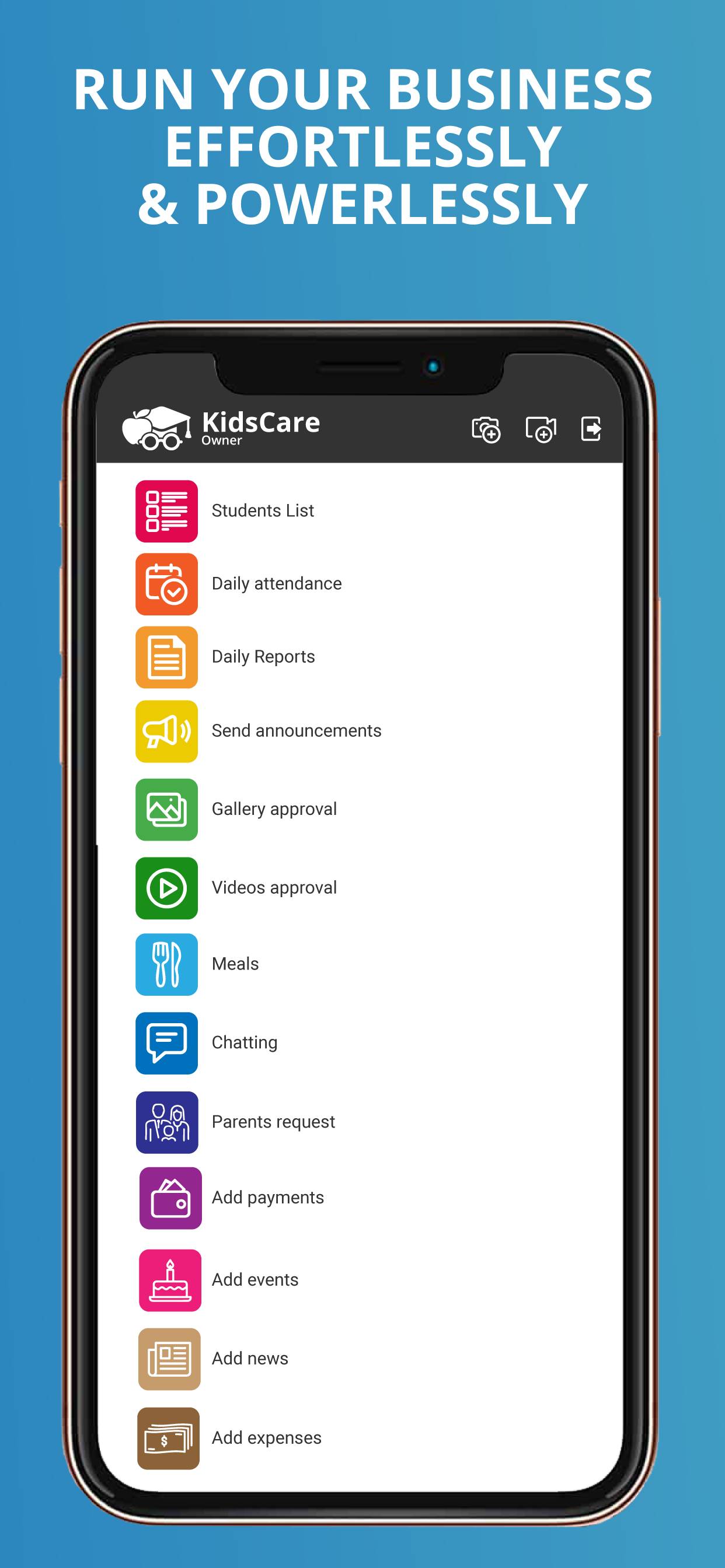 KidsCare Owner screenshot 2