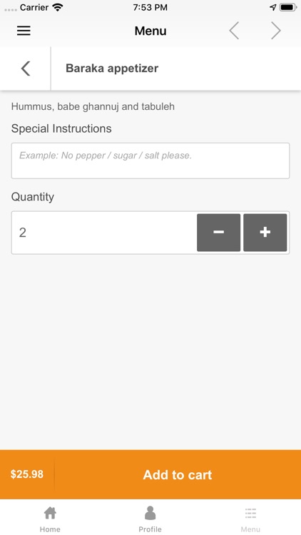 Baraka Halal Food screenshot-5