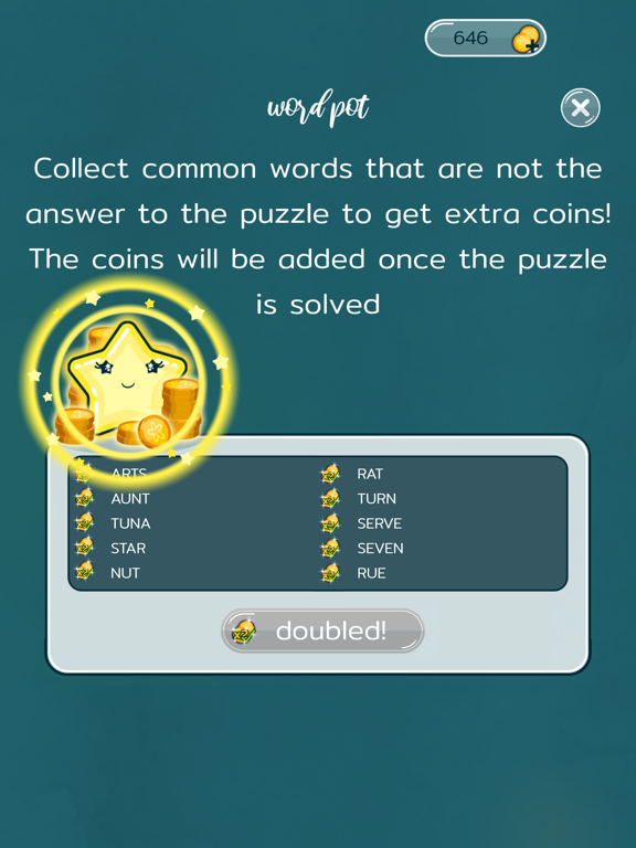 Word Blocks Puzzles IQ iPad screenshot