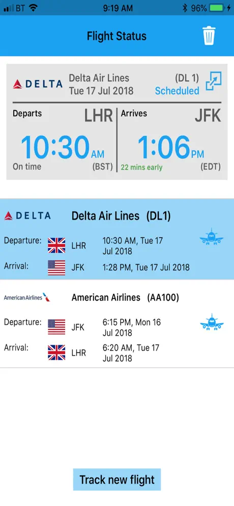 Estado de Vuelo en Vivo Flight