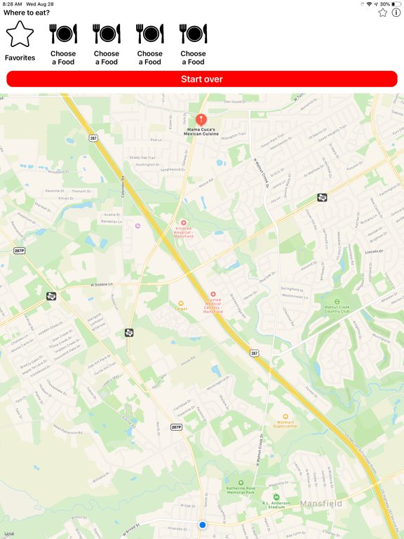 Where to eat? iPad screenshot 5 - Food & Drink app