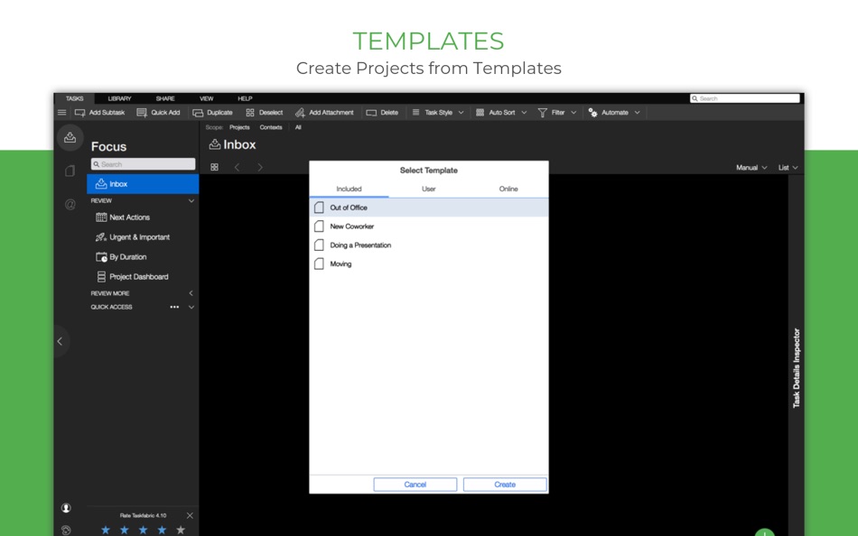 #4. Taskfabric - Tasks & Projects (macOS) 由: taskfabric ltd
