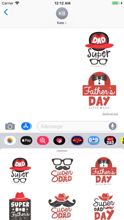 Happy Fathers Day Stickers Emo