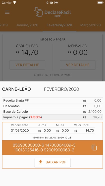 DeclareFacil Carnê-Leão e IRPF screenshot-3