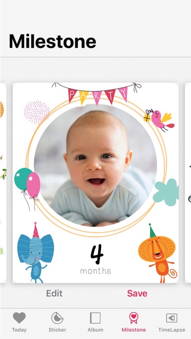 Screenshot #3 pour Baby Book : Folio Photo Editor