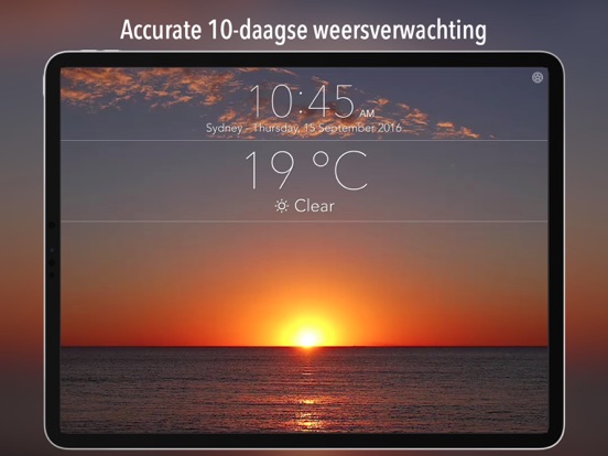 10 daagse weer Nederland + iPad app afbeelding 1