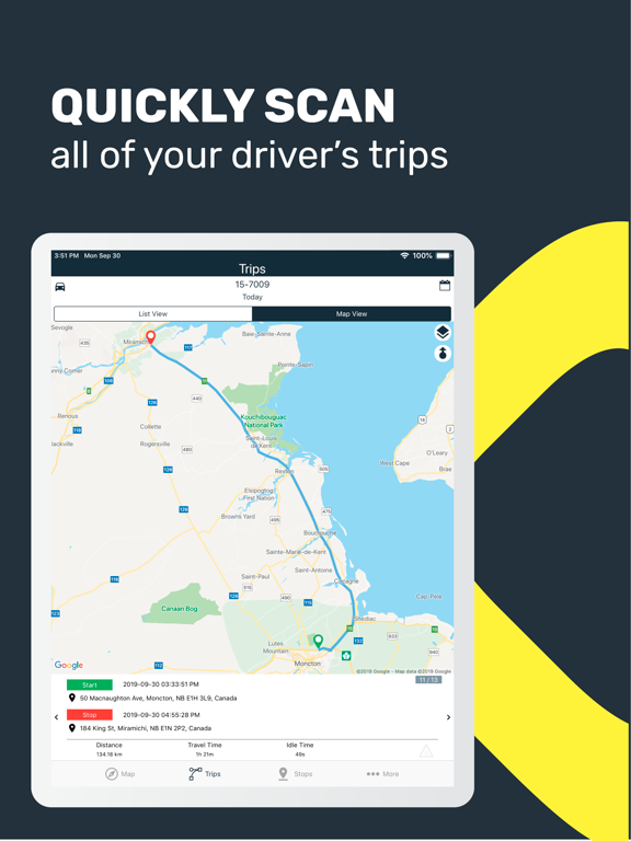 AutoConnect Fleet iPad screenshot 2 - Business app