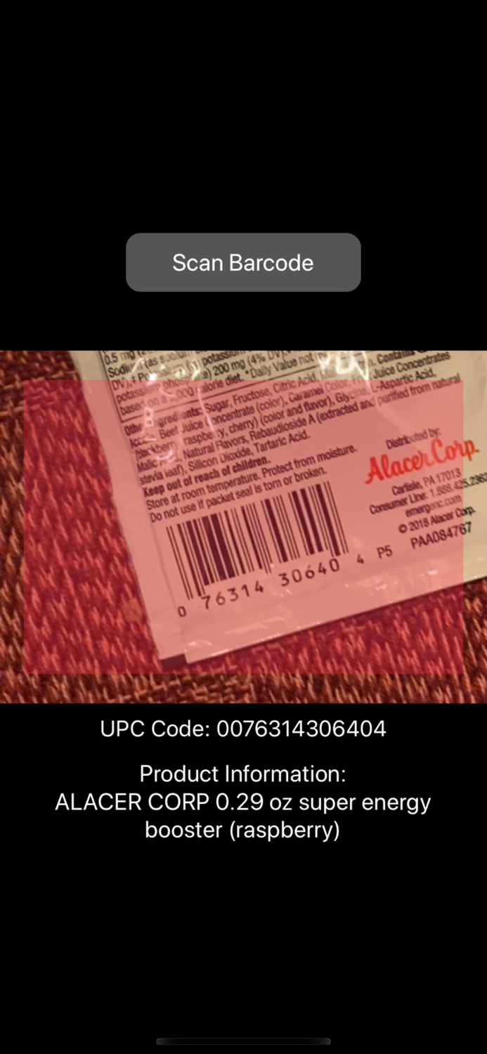 Handy Barcode Scanner