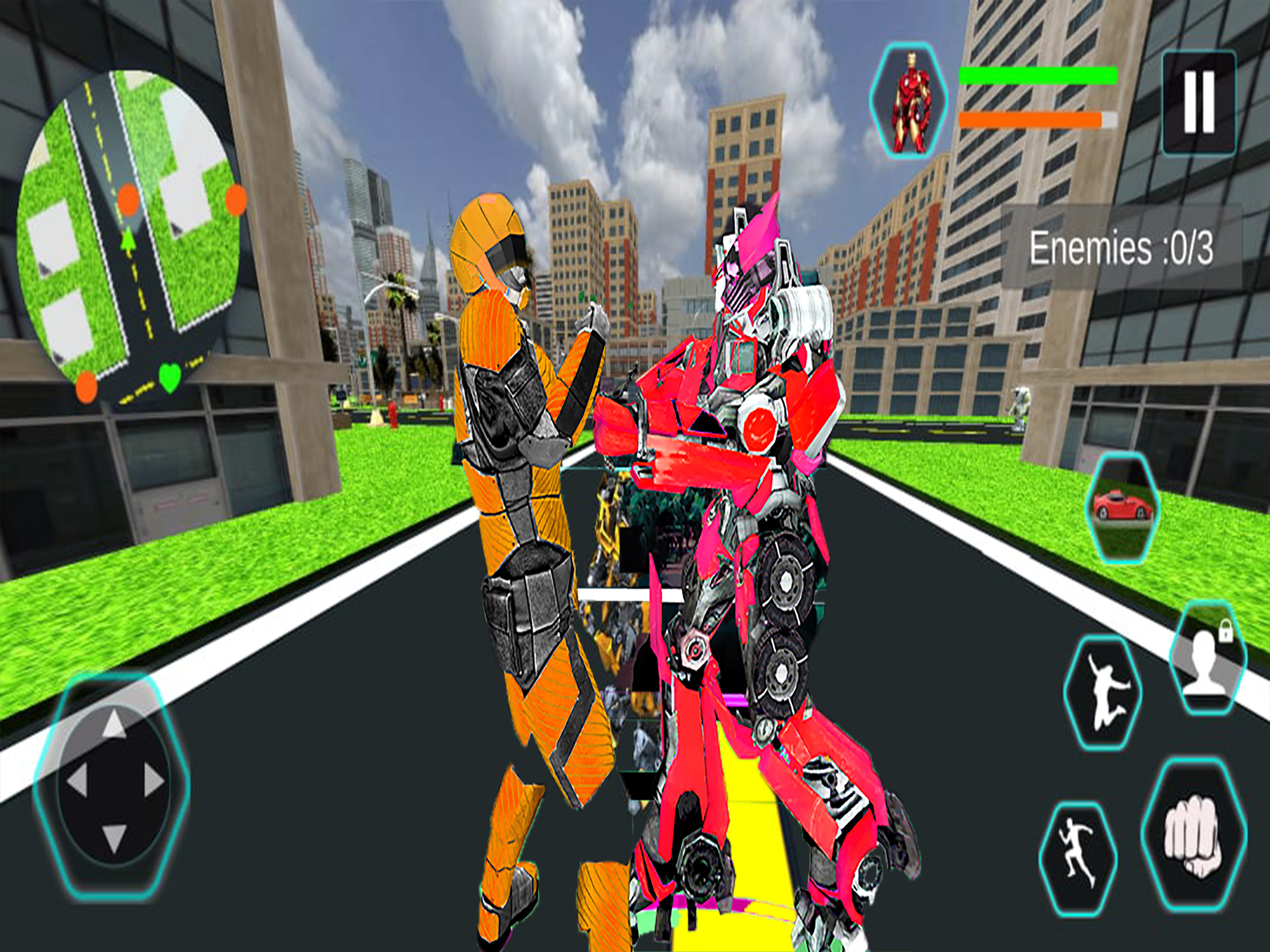 Robots War Game: Mech Battle screenshot 8