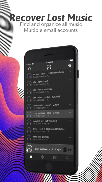 Screenshot #1 pour Email Music