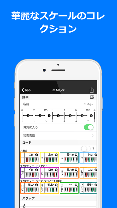 コードとスケールの究極リスト PRO screenshot1