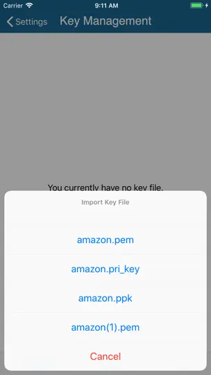 Capture d'écran de ITransfer - File Transfer Tool sur iPhone 7