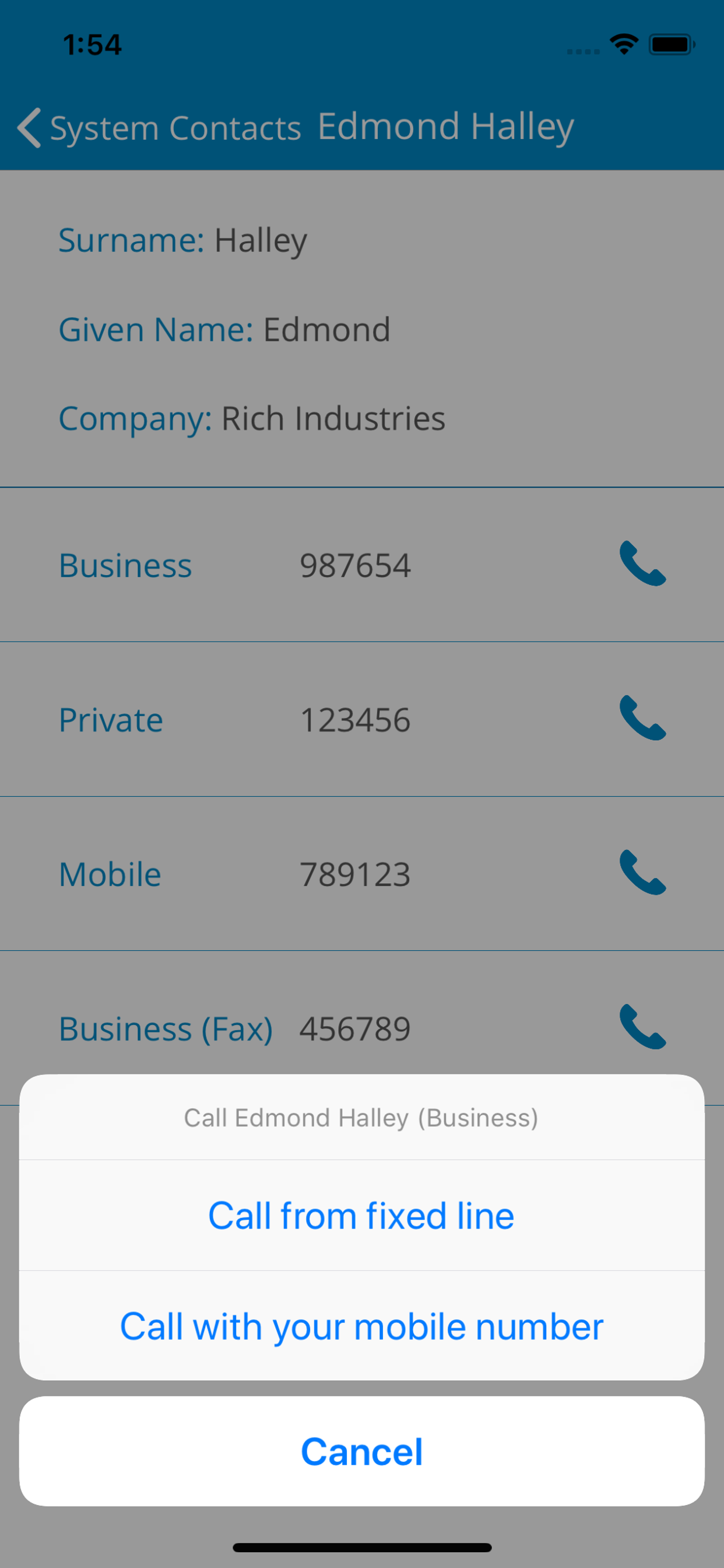 COMfortel Mobile Business screenshot 7